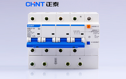 NXBLE-125 系列剩余电流动作断路器4P